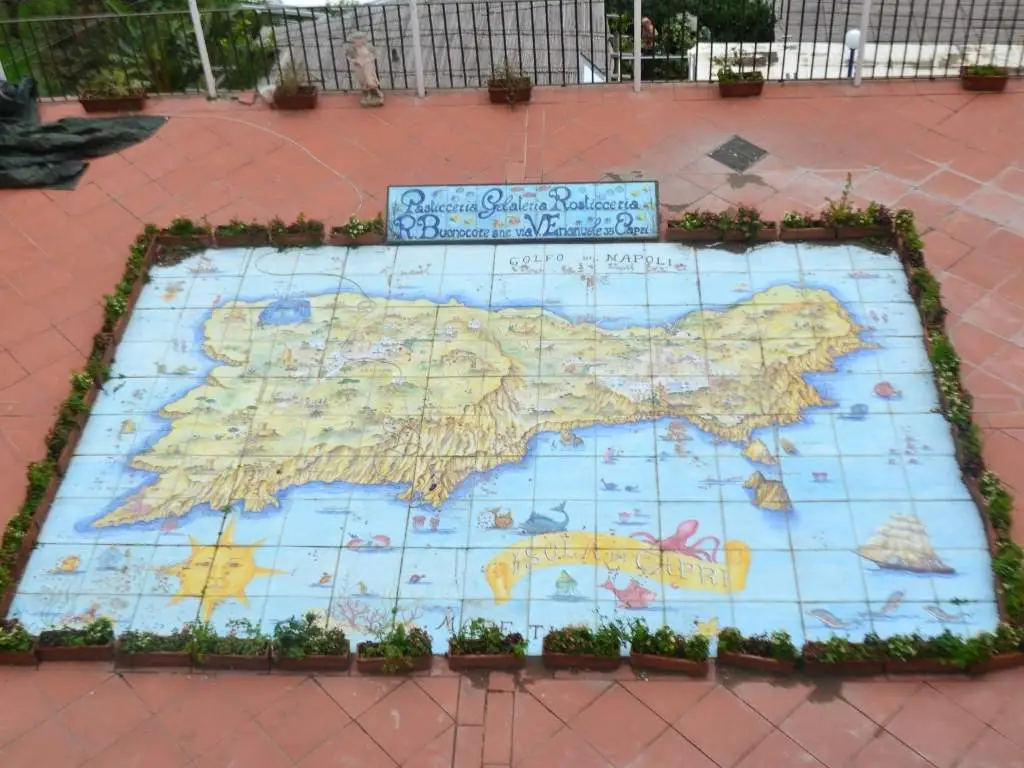 Map of Capri